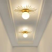 Plafonniers d'Intérieur En Forme De Soleil Moderne Simple Couloir Couloir Led Plafonniers Décoratifs