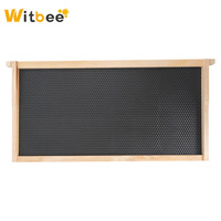 Cadres de ruche Langstroth en pin de Nouvelle-Zélande, assemblés, revêtement en cire, fondation en plastique sans nœuds, 1ère qualité, stock américain Witbee
