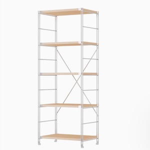 Logik lagerung 5-lagiges kalt gewalztes Stahl Selektives Paletten regal Display regal Regale Mehrstufiges Eisen für den Heimgebrauch im Schlafzimmer - Product Image 1