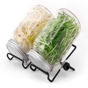 Mẫu miễn phí thép không gỉ mọc nắp cho miệng rộng <span class=keywords><strong>Mason</strong></span> lọ Lọc nắp cho đóng hộp lọ và Hạt Giống Nảy mầm màn hình - Product Image 4