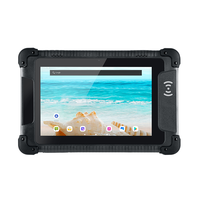 Tablet PC Resistente de 800*1280, Android 9, 2 GHz, 2 GB, 32 GB, Cámara Dual, IP65 Resistente al Agua, WIFI, BT Opcional, NFC, Escáner 1D 2D para la Industria