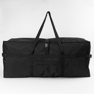 55L 80L 100L 150L aéroport de voyage utilitaire robuste pliable étanche noir Polyester grand sac polochon de voyage - Product Image 3