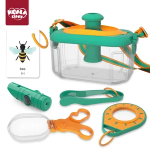 Kit d'exploration en plein air, kit de capture d'insectes, jouet d'exploration de la nature en plein air pour enfants, y compris boîte d'observation avec loupe