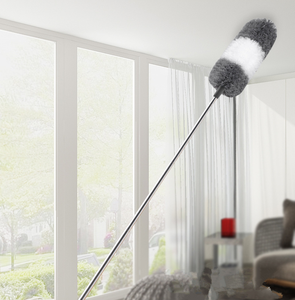 Extra Long Telescopic Microfiber Car Duster Soft Removable <strong>Feather</strong> Duster Irregular Ceiling Fan <strong>Cleaner</strong> - Product Image 5