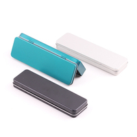 Boîte en métal rectangulaire personnalisée avec logo OEM, emballage promotionnel, boîte à crayons pour étudiants et enfants, boîte en étain pour stylos