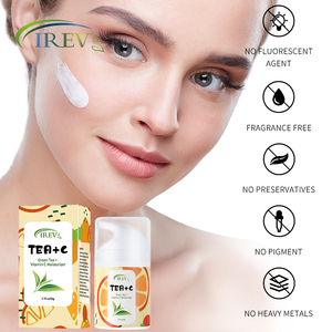 Crema Facial Blanqueadora con Vitamina C, Crema Facial para Manchas Oscuras, Reparación, Desvanecimiento de Pecas, Eliminador de Melanina, Crema de Té Verde con Vitamina C - Product Image 4