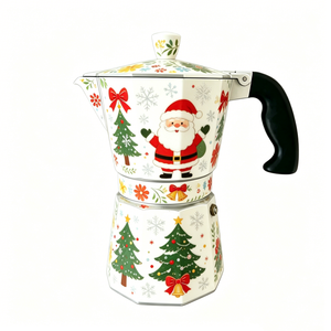 <span class=keywords><strong>Cafetera</strong></span> <span class=keywords><strong>Italiana</strong></span> Moka de Aluminio Kingze de 150ml/300ml, Personalizada con Diseño Impreso - Product Image 6