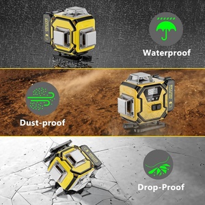 Уровень 360 самовыравнивания, 16 линий, 4*360 °, Зеленый импульсный режим, уровни для напольной плитки, Настенная подвесная конструкция - Product Image 6