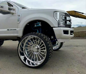 FANXI ล้อแม็กแบบขัดผิวด้าน26x16 26x14 6 LUG 6x135สำหรับ F150 24X14 8X6.5 LUG ล้อขัด22x12 20x10สำหรับ YUKON 6x5 5 - Product Image 1