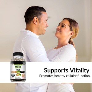 <span class=keywords><strong>Maca</strong></span> Plus 1505mg con Radice di <span class=keywords><strong>Maca</strong></span> Nera <span class=keywords><strong>Rossa</strong></span> e Gialla 60 Capsule - Product Image 4