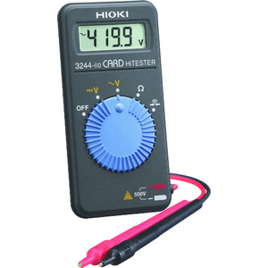 HIOKI Digital, Portátil, Tamaño de Tarjeta, 40-600V, CAT3/CAT2, Precisión, Modelo 3244-60, Certificado EN61010/EN61326 - Product Image 1