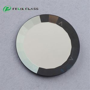 Verre miroir plat ultra-transparent trempé personnalisé avec placage prismatique pour pièces spéciales d'instruments, écologique et haute résistance - Product Image 4