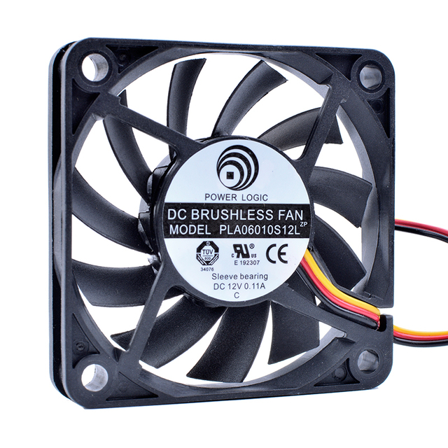 COOLING REVOLUTION PLA06010S12L 6cm 6010 60mm fan 12V 0.11A 3pin ball bearing computer CPU cooling fan
