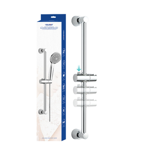 Barra <span class=keywords><strong>de</strong></span> Ducha Leelongs, Barra Deslizante <span class=keywords><strong>de</strong></span> Acero Inoxidable <span class=keywords><strong>de</strong></span> 60 cm <span class=keywords><strong>de</strong></span> Altura <span class=keywords><strong>con</strong></span> Soporte <span class=keywords><strong>de</strong></span> Ducha Ajustable - Product Image 1