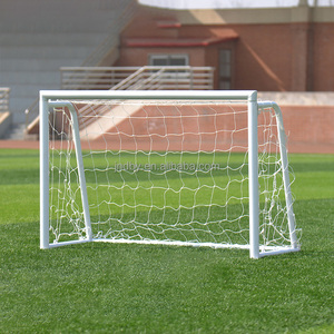 Portería de fútbol de aluminio portátil de alta calidad tamaño completo 3X2ft poste de portería de fútbol plegable <span class=keywords><strong>para</strong></span> canchas de patio trasero - Product Image 1