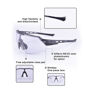 <span class=keywords><strong>Gafas</strong></span> <span class=keywords><strong>de</strong></span> bicicleta TR90 personalizadas, ligeras, duraderas, polarizadas con logotipo para ciclistas - Product Image 4