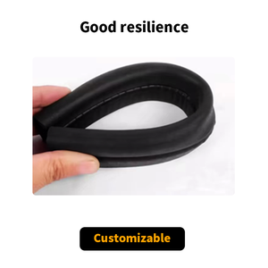 Tùy chỉnh nhiệt độ cao kháng EPDM cao su <span class=keywords><strong>Composite</strong></span> đùn niêm phong Dải nhà máy xây dựng cửa niêm phong Dải vành đai thép - Product Image 3