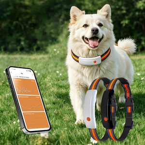 Moniteur de fréquence cardiaque Qcool, appel vocal, vibration, entraînement, étanche IP68, longue durée de vie de la batterie, anti-perte, sécurité des animaux, produits pour chien - Product Image 1