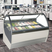 Star Hotel Restaurant Restauration commerciale Équipement de cuisine Vitrine Gelato pour l'installation d'approvisionnement de l'industrie des services alimentaires