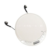 Lecteur de CD portable ultra-fin, stéréo personnel avec Bluetooth, anti-saut de disque, haut-parleur intégré, écran LCD, pour les voyages, l'apprentissage et le sport