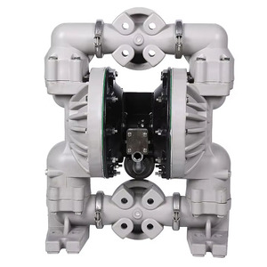 Pompe pneumatique à double diaphragme résistante aux produits chimiques anti-acides <span class=keywords><strong>H2SO4</strong></span> HCL - Product Image 1