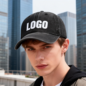 OEM Wholesale Unisex Vintage Cotton Adjustable Trucker Dad Hat Dyed Distressed Sports Caps Blank Washed Baseball Cap - Product Image 6