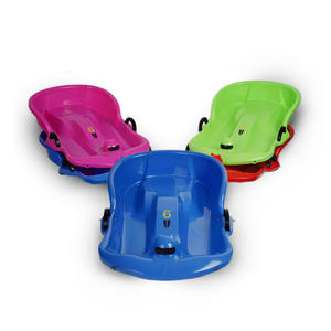 Trineos de Plástico para Niños, HDPE, Colores Variados, Paquete de 3, para Jugar en la Nieve - Product Image 1