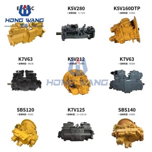 Kit de réparation de pompe hydraulique : Bloc-cylindres, entretoise de retenue, sabot de piston, plaque oscillante pour (KAWASAKI) K3V63DT (K3V63BDT) - Product Image 2