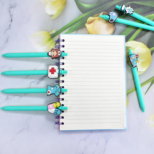 Bolígrafo de Goma Suave de PVC con Diseño de Enfermera de Dibujos Animados, Creativo y Novedoso, para <span class=keywords><strong>Amazon</strong></span>, Material de Oficina para Estudiantes, Bolígrafo con Forma de Animal - Product Image 4