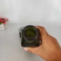 Bouteille en verre pour huile d'olive, Dorica, de couleur marron ou verte, avec bouchon à vis, de 500ml, offre spéciale