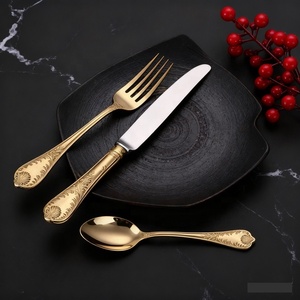 Ensemble de couverts de luxe réutilisables en acier inoxydable 18/10 <span class=keywords><strong>pour</strong></span> hôtels, mariages et réceptions, de qualité supérieure, modernes et faciles à <span class=keywords><strong>nettoyer</strong></span> - Product Image 6