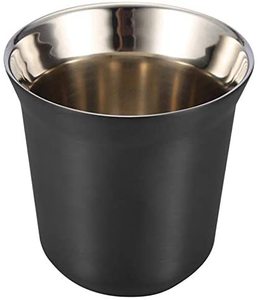 Tasse à café expresso à <span class=keywords><strong>Double</strong></span> <span class=keywords><strong>paroi</strong></span> en acier inoxydable, 2.7 OZ, gobelet à vin, de bière, de teinte, 10 unités - Product Image 4