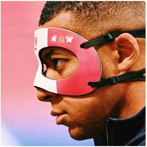 2024 Campeonato Internacional Europeo de Fútbol Mbappe Francia Fibra de carbono Baloncesto Máscara protectora para la nariz - Product Image 4