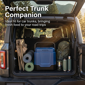 Réfrigérateur portable 33L pour voiture, chauffe-bouteilles et refroidisseur de canettes, pour extérieur ou camping, glacière, réfrigérateur de voiture 12V - Product Image 3