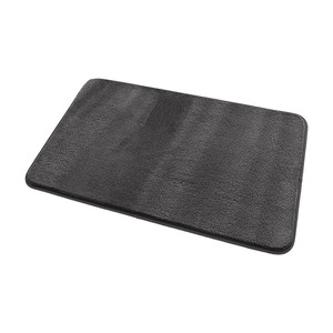 Alfombra de Baño de Color Puro, Imitación Cachemira, para <span class=keywords><strong>el</strong></span> Suelo <span class=keywords><strong>del</strong></span> Inodoro, Área <span class=keywords><strong>del</strong></span> Lavabo y Entrada de la Ducha, Antideslizante y Absorbente - Product Image 1