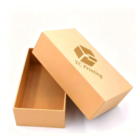 Boîtes cadeaux élégantes personnalisées avec couvercle amovible, couvercle et base, emballage cadeau en 2 pièces, boîte en papier rigide avec mousse EVA en velours