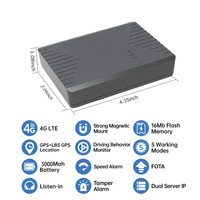 GPS 4G pour Car Tracker GPS Locator 5000mAh Aimant Étanche IP63 4G GPS Car Tracker Tamper Alert LIFETIME FREE APP