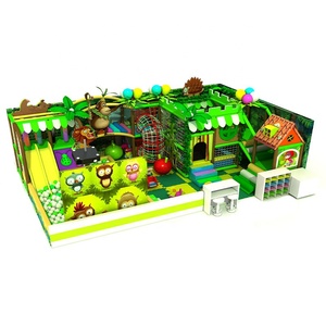 Aire de jeux intérieure avec toboggan double face, piscine à balles, ensemble complet pour enfants de 7 ans, équipements pour enfants, thème nature personnalisé - Product Image 5