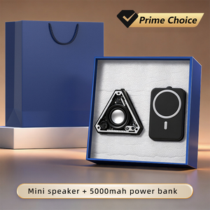 Hot Selling Promotional Gift Set Custom Logo 5000mah Power Bank / Mini Speaker Employee Appreciation Gifts