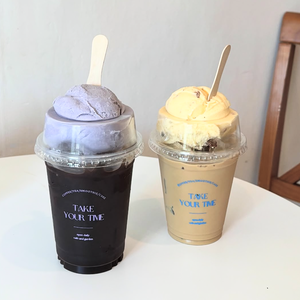 Taza de plástico transparente desechable personalizada para mascotas, batido, postre, helado, taza fría de plástico - Product Image 3