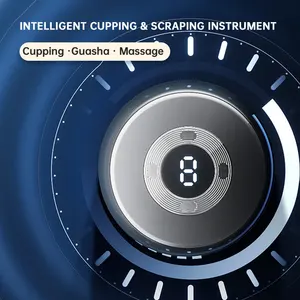 Elektrische Vacuüm Siliconen Cupping Apparatuur Stelt Slimme Lichaamstherapie Tool Massage Cupping Machine Met Één Knop Drukverlichting