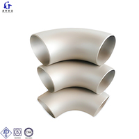 ANSI B16.9/ASTM A234 Wp11 Lr Haute pression 1 pièce 45/60/90/180 degrés Raccord de tuyauterie en acier inoxydable carbone soudé bout à bout Coude