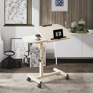 Tables d'appoint pliables réglables pour ordinateur portable, en bois, avec couvercle amovible, pour chambre, maison, bureau, école - Bureau pliable durable, utilisation confortable - Product Image 3