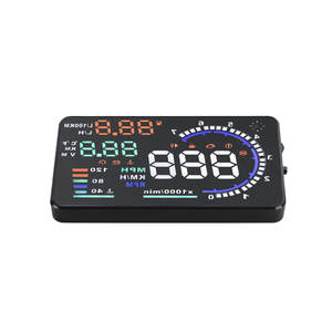 Affichage tête haute A8 OBD <span class=keywords><strong>Mini</strong></span> LED 5,5 pouces Surveillance de la vitesse <span class=keywords><strong>HUD</strong></span> avec alarme de survitesse Compatibilité universelle pour les lecteurs de voiture - Product Image 3