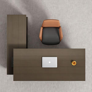 Zitai moderne patron bureau bureau et chaise combinaison président ordinateur bureau personne seule luxe grande classe PDG Table de bureau - Product Image 3