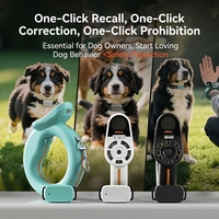 Intelligentes Wiederaufladbares Wasserdichtes IP67 Hunde- & Katzen-Trainingshalsband mit Fernbedienung Schock & Vibration Anti-Zug-Leine