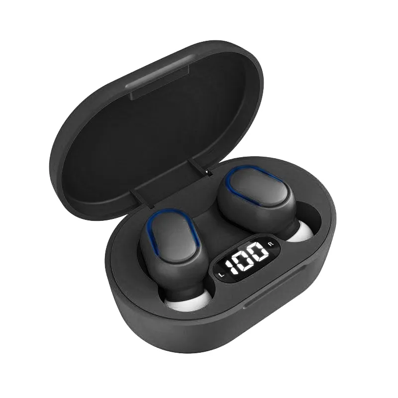 E7S Display digitale TWS <span class=keywords><strong>cuffie</strong></span> True Wireless Bluetooth auricolari Stereo vivavoce In Ear auricolare audifonos gamer