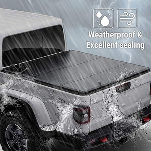 Protecteur de siège arrière pour camion, en aluminium, tri-pliable, pour Mitsubishi Triton <span class=keywords><strong>L200</strong></span>, couvercle supérieur de baignoire en aluminium, 10 pièces - Product Image 4