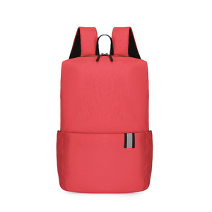 Mochila color liso de dos capas - Product Image 1