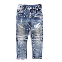 Vêtements pour enfants garçons style hip hop, jeans en denim pour enfants, tenues en jeans pour garçons